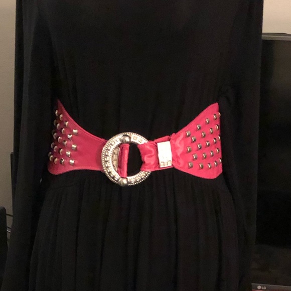 Hot Pink Retro Vintage from 80’s New Wave, Punk Rock Wide Stretch VTG - Picture 1 of 7